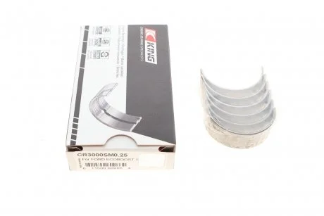 Вкладыши шатунные комплект KING FORD \'\'1.0 Ecoboost\'\'12>> King CR3000SM025