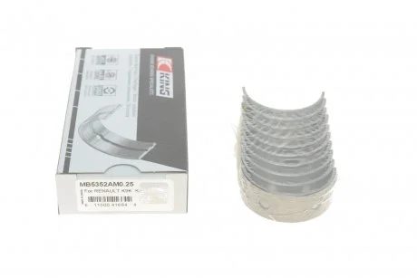 Вкладыши коренные комплект KING NISSAN / RENAULT / SUZUKI 1,6 16V / 1,5DCI K9K / K4J / K4M King MB5352AM025