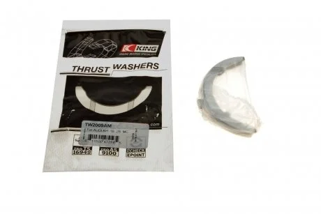 Полукольца упорные KING AUDI / VW / VOLVO 2,2 / 2,3 / 2,4D / 2,5TD King TW2009AM