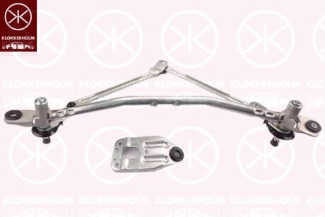 Механізм склоочисника, передній, набір KLOKKERHOLM 32673280