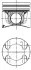 Поршень комплект OPEL / RENAULT / NISSAN Vivaro, Trafic, Scenic, Megane, Laguna, Primastar 2,0 CDTi 05- 40262620