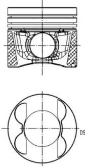 Поршень KOLBENSCHMIDT 40809620