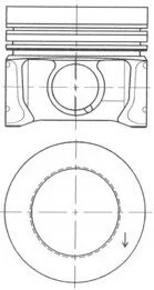 Поршень VW 79,75 1,2TDI / 1,6TDI (пр-во KS) KOLBENSCHMIDT 41095610