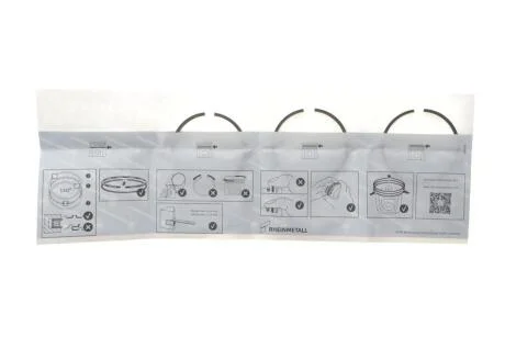 Кольца поршневые FORD 73,94 1,3 OHV 1,5x1,75x3 KOLBENSCHMIDT 800039310000