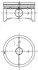 Поршень комплект FORD / VOLVO Focus, Mondeo, Fiesta, C30, S40, S80, V50 2,0i 16V 00- 99457600