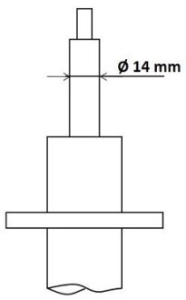 Амортизатор AUDI A4/A5 "F "15>> KYB 3418009 (фото 1)