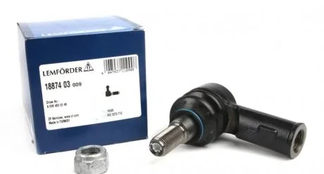 Наконечник рулевой тяги MERCEDES Vito (638) передняя сторона 97-03 LEMFORDER 1887403