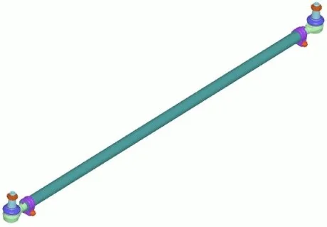 Поперечна рульова тяга RVI, VOLVO, L=1668 mm LEMFORDER 38669 01