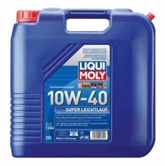 Олія моторна Super Leichtlauf 10W-40 (20 л) LIQUI MOLY 1304 (фото 1)
