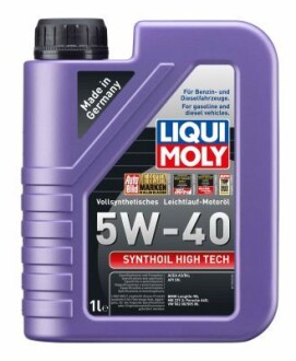Олія моторна Synthoil High Tech 5W-40 (1 л) LIQUI MOLY 1924 (фото 1)