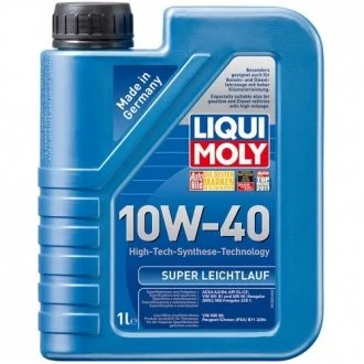 Олія моторна Super Leichtlauf 10W-40 (1 л) LIQUI MOLY 1928 (фото 1)