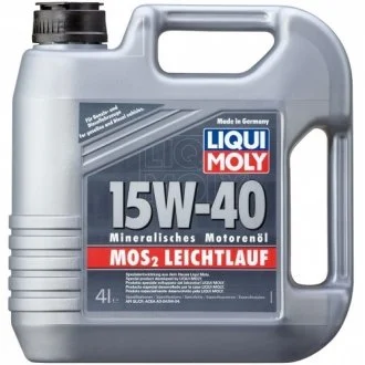 Масло моторное MoS2 Leichtlauf 15W-40 (4 л) LIQUI MOLY 1949 (фото 1)