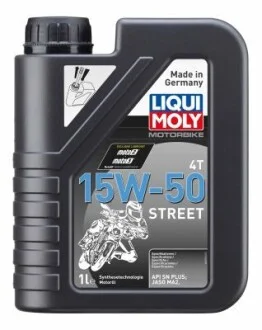 Олива моторна Motorbike 4T 15W-50 Street, 1л. LIQUI MOLY 2555
