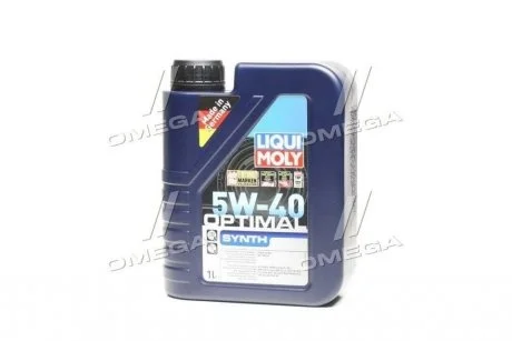 Олія моторна Liqui Moly Optimal Synth 5W-40 (1 л) LIQUI MOLY 3925