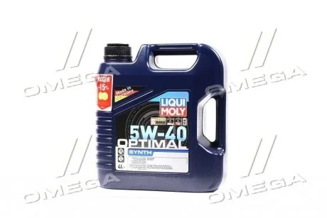 Олія моторна Liqui Moly Optimal Synth 5W-40 (4 л) LIQUI MOLY 3926