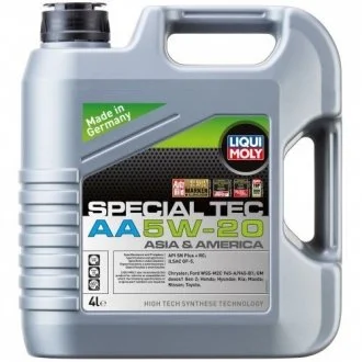 Олія моторна Special Tec AA 5W-20 (4 л) LIQUI MOLY 7621 (фото 1)