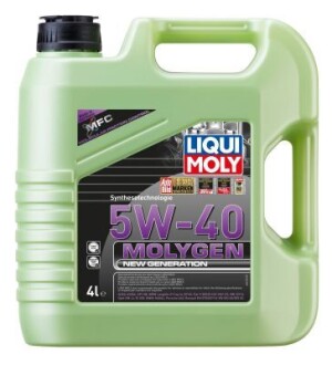 ОЛИВА МОТОРНА MOLYGEN NEW GENERATION 5W-40 4Л LIQUI MOLY 8578