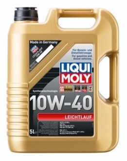 Масло моторное Leichtlauf 10W-40 (5 л) LIQUI MOLY 9502 (фото 1)