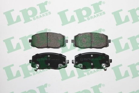 Комплект тормозных колодок с 4 шт. дисков LPR 05P1220 (фото 1)