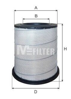 Повітряний фільтр M-FILTER A849 (фото 1)