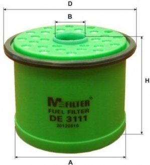 Паливний фільтр M-FILTER DE 3111