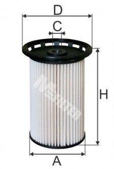Фильтр топливный (сменный элемент) M-FILTER DE3138