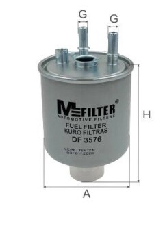 Фільтр паливний M-FILTER DF3576