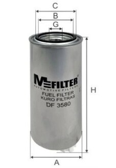 Фільтр паливний M-FILTER DF3580