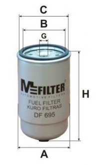 Паливний фільтр M-FILTER DF695