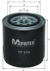 Фільтр мастила M-FILTER TF316 (фото 1)