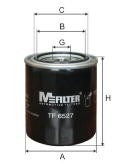 Фільтр оливний M-FILTER TF6527