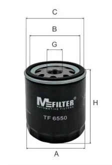 Фільтр масляний M-FILTER TF6550