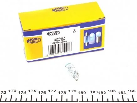 Лампа накалу W5W 12V 5W W2,1X9,5d ORANGE (пр-во Magneti Marelli) MAGNETI MARELLI 002051900000