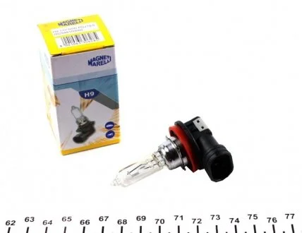 Автолампа H9 PGJ19-5 65 W прозрачная MAGNETI MARELLI 002548100000