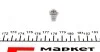 Автолампа Magneti Marelli 003734100000 B2,4W B8,3d 1,2 W прозрачная