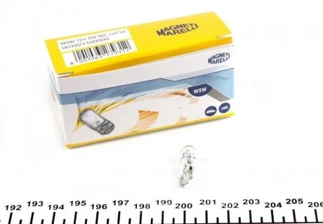 Автолампа W5W MAGNETI MARELLI 003921100000