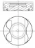 Поршень Mahle MERCEDES 83.51mm OM642 (1-3 цил) \'\'06>> 001PI00106002