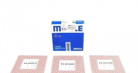 Комплект поршневих кілець Mahle FIAT MAHLE / KNECHT 00865N0