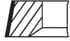 Поршневые кольца 70.80mm (+0.60) (1.2x1.2x2.5) Fiat Doblo/Palio/Punto 1.2 09- MAHLE / KNECHT 009 41 N2 (фото 2)