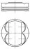 Поршень MAHLE / KNECHT 011 PI 00105 002 (фото 1)