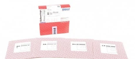 Комплект поршневих кілець Mahle OPEL MAHLE / KNECHT 01210N0