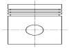 Поршень в комплекті на 1 циліндр, 2-й ремонт (+0,50) MAHLE / KNECHT 0156102 (фото 1)