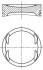 Поршень Mahle MAHLE / KNECHT 0157600 (фото 1)