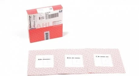 Комплект поршневых колец Mahle RENAULT MAHLE / KNECHT 02182N0