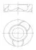 Поршень MAHLE / KNECHT 021 PI 00123 000 (фото 1)