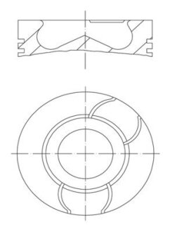 Поршень MAHLE / KNECHT 021 PI 00123 000