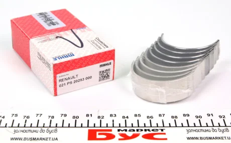Вкладиші шатунні Mahle RENAULT MAHLE / KNECHT 021PS20293000 (фото 1)