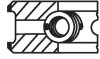 Кільця япоршневі MAHLE / KNECHT 021RS001150N2 (фото 3)