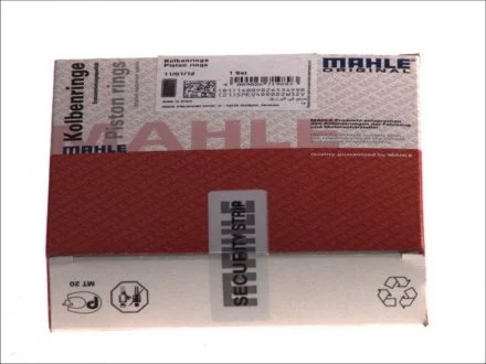 Кольца поршневые Renault 89.0 (3 / 1.75 / 2.5) G9U 00- MAHLE / KNECHT 022 13 N0