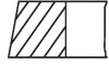 Комплект поршневих кілець SEAT/VW "1,4TSI "05>> MAHLE / KNECHT 02808N2 (фото 2)